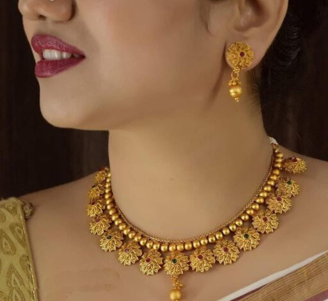 One gram gold jewellery designs 2025