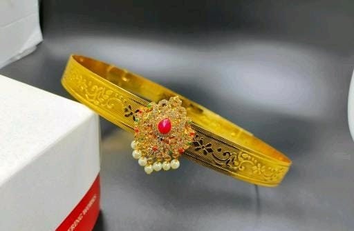  Aheli Jewelry Gold Plated Kundan Gold Belt Kamarband