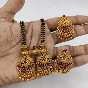 Buy Temple Jewelry Mangalsutra Online In India Etsy India