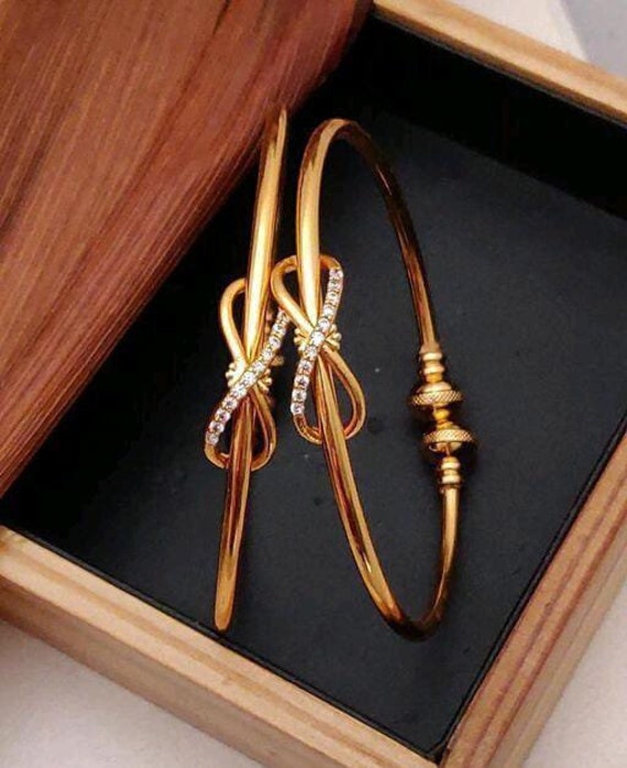 Kadli bangles gold deals