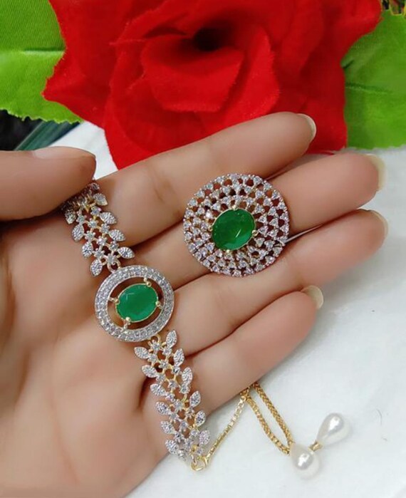 American diamond bracelet combo set deals