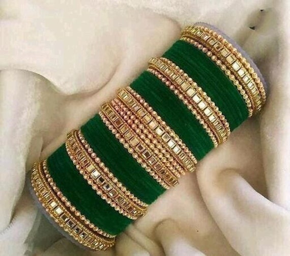 Green bangles hotsell set for wedding