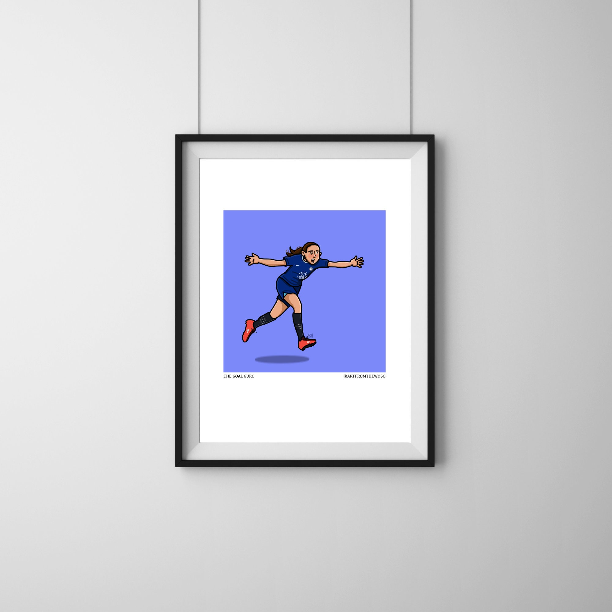 The Goal Guro guro Reiten A4 Print artfromthewoso Etsy