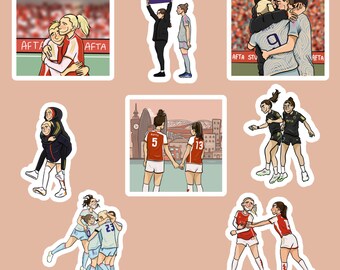 Whatever The Weather Stickers (Arsenal Women)