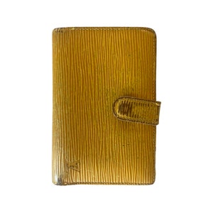 Louis Vuitton Vintage Epi Leather Yellow Long Wallet-78 