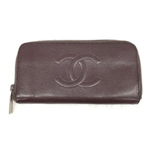 Portefeuille vintage authentique Chanel Caviar.