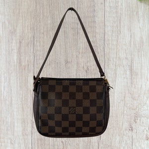 Used Brown Louis Vuitton Authentic Vintage Monogram Pochette Accessories  Handbag Houston,TX