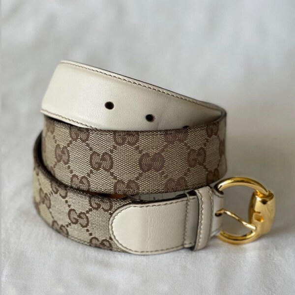 Gucci Monogram Vintage Belt