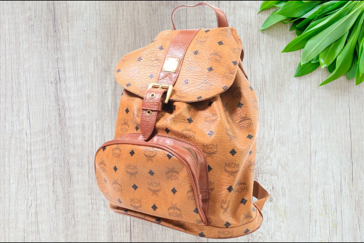 Vintage Mcm Backpack - Etsy Vintage Mcm Backpack - Etsy
