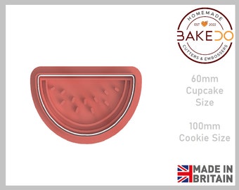Watermelon Cookie Cutter + Stamp | BakeDO
