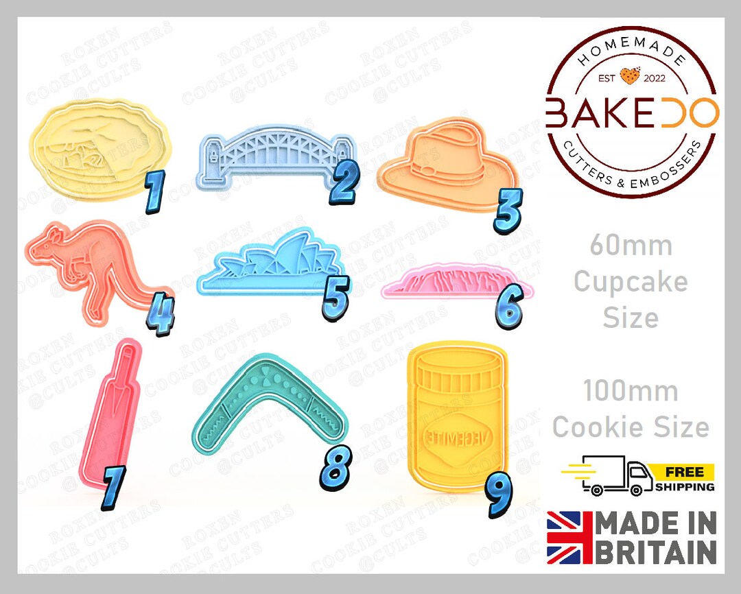 Australia Cookie Cutters Etsy