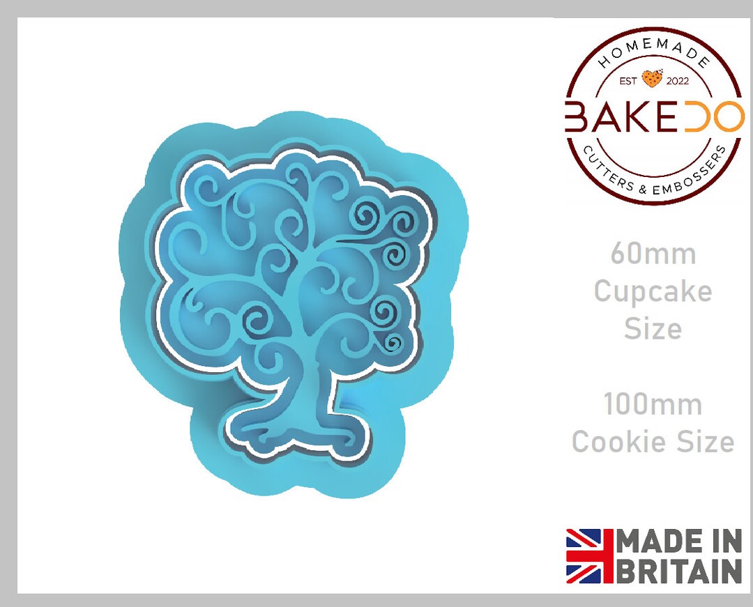 Baum Des Lebens Ausstechform – 7,7 X 7,7 Cm, Für Plätzchen & Fondant, Spülmaschinenfest