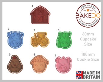 Farm Animals Cookie Cutters