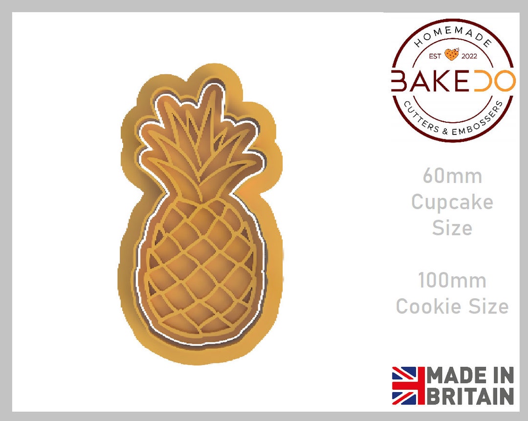Pineapple Cookie Cutter + Stamp - Etsy
