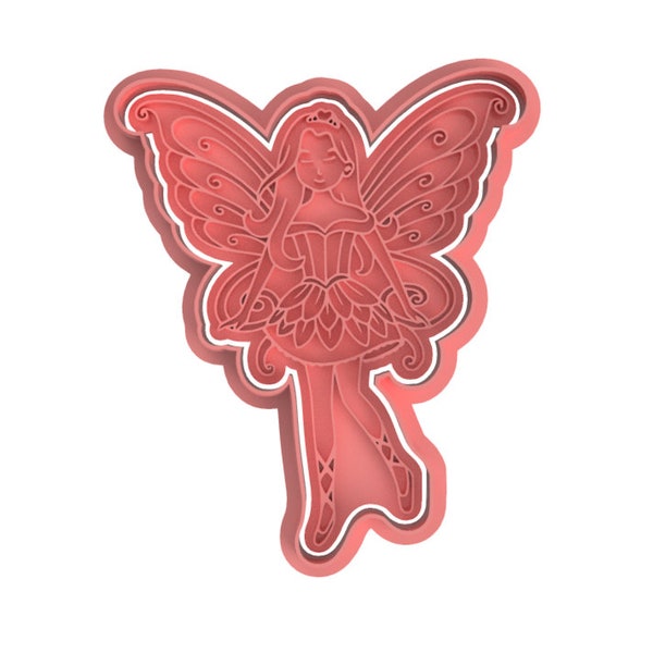 Angel Cookie Cutter  | Christmas | Fondant Cake Decorating | UK Seller | BakeDO Cookie Stamp & Cutter
