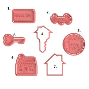 Home Sweet Home, Welcome, Congrats, Key, House, House, Home, Cookie Cutters