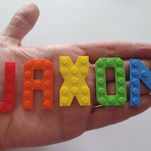 Cake letters - birthday - individual letters -fun reusable b-day cake letters - cake number for kids - birthday cake - cake numbers