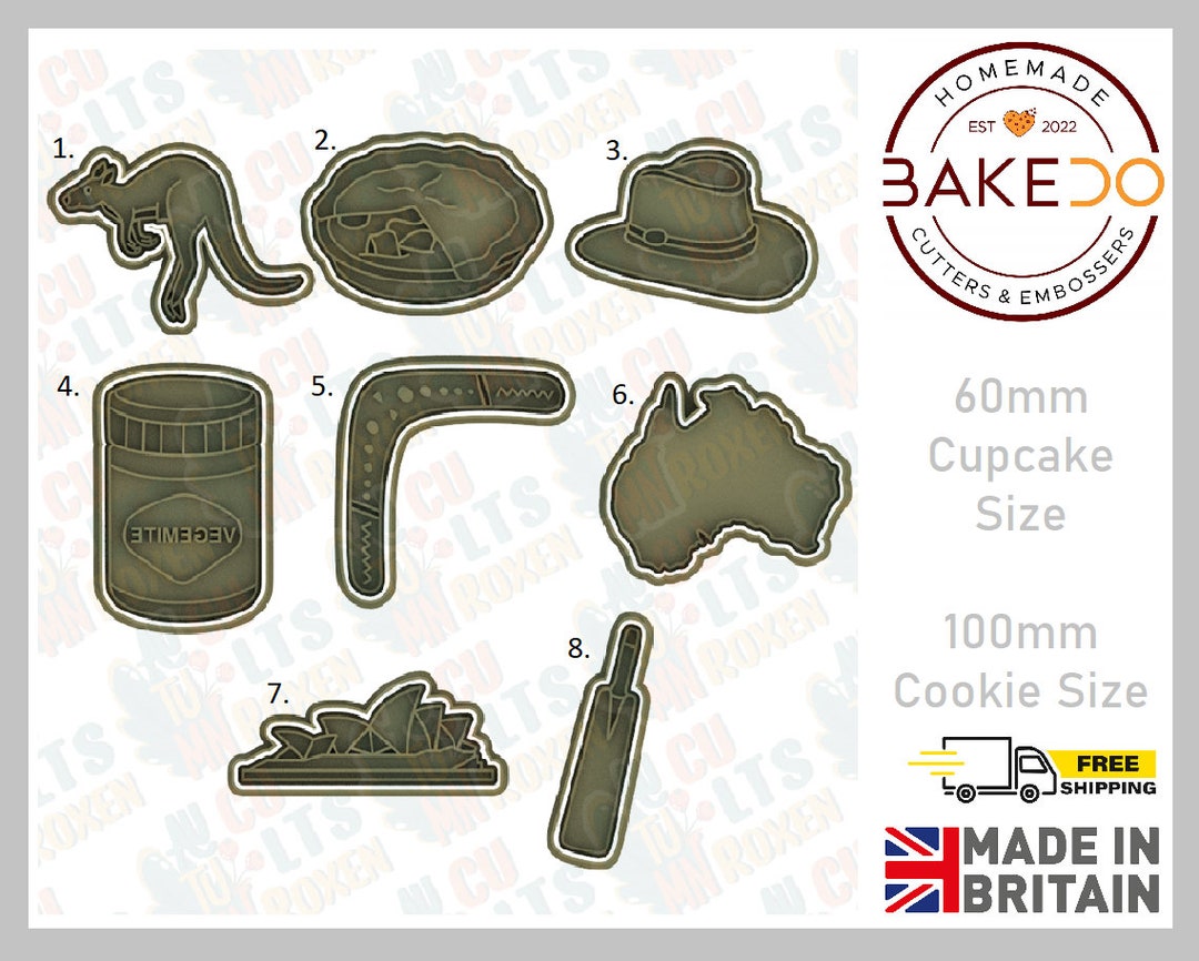 Australia Cookie Cutters Etsy