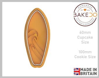 Surfboard Cookie Cutter | BakeDO