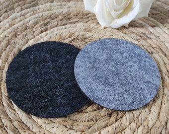 Felt coaster round blank plotting