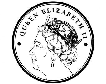 Queen Elizabeth-II Png and Svg, United Kingdom Queen Svg and Png