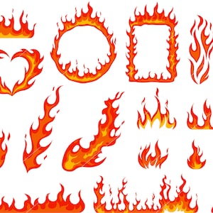 Fire Flame SVG,Fire Svg,DXF,Fire Flames,Svg Bundle,Fire Ball,Cricut,Silhouette,Fire Clipart,EPS,Commercial use,Instant download_CF272
