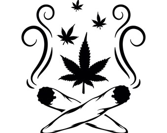 Unkraut-Svg-Bundle | Marihuana SVG | Cannabis-Svg | Weed Blatt Bundle | Schnittdatei | Digitaler Download.