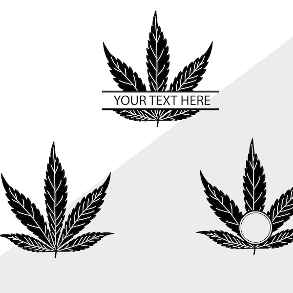 Weed svg, Weed svg bundle, Weed Leaf svg, Marijuana svg, Svg Files for Cricut, Silhouette, Glowforge (includes svg/dxf/png file formats)