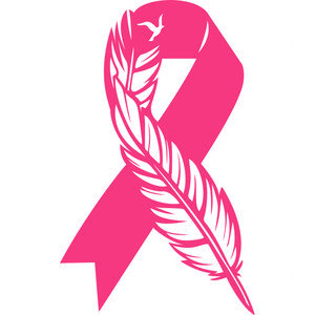 Cancer Awareness Ribbon Svg, Awareness Ribbon SVG, Ribbon Svg, Pink ...
