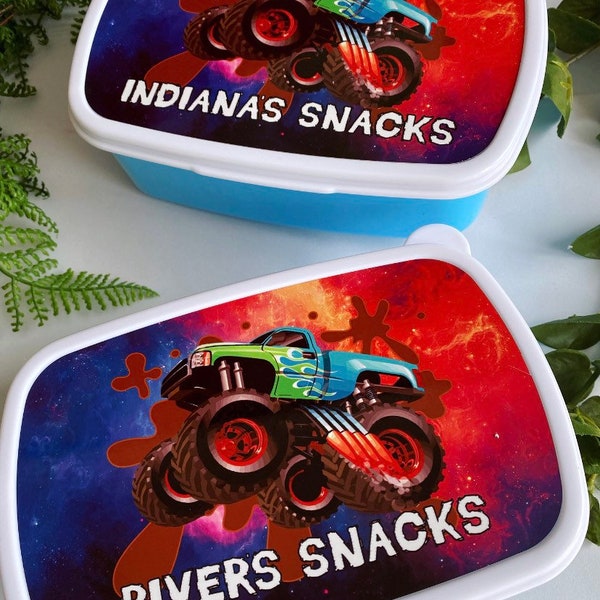 Monster truck Snack Boxes