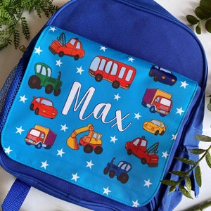 Personalisierter Fahrzeug-Kinderrucksack