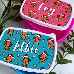 Boîtes de collations de Noël personnalisées pour enfants