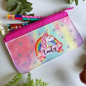 Personalised Unicorn Pencil Pouch