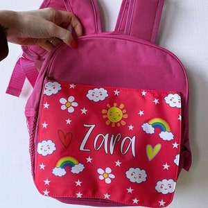 Personalised girly Backpack