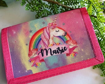 Children's Personalised Unicorn Wallets