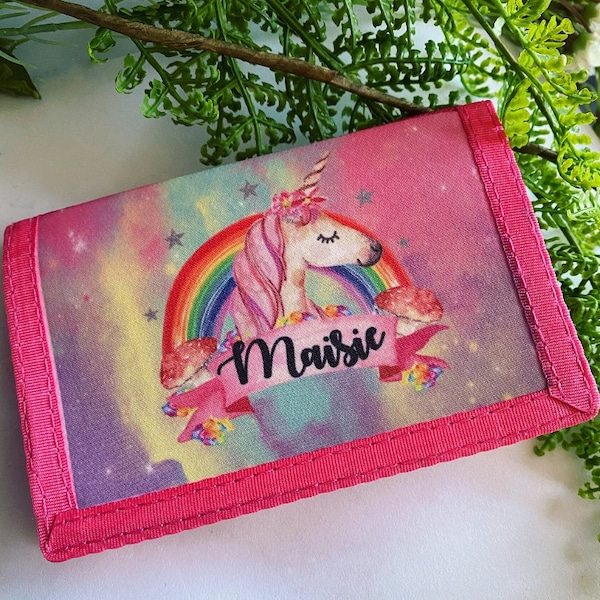 Children's Personalised Unicorn Wallets