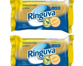 2 x savon à lessive RINGUVA avec bile, 150 g 5,29 oz