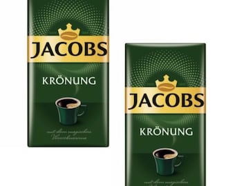 2 x café moulu Jacobs Kronung, 250 g 8,8 oz