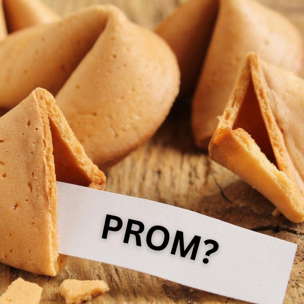 PROM? Custom Message Fortune Cookie | Prom Invintation