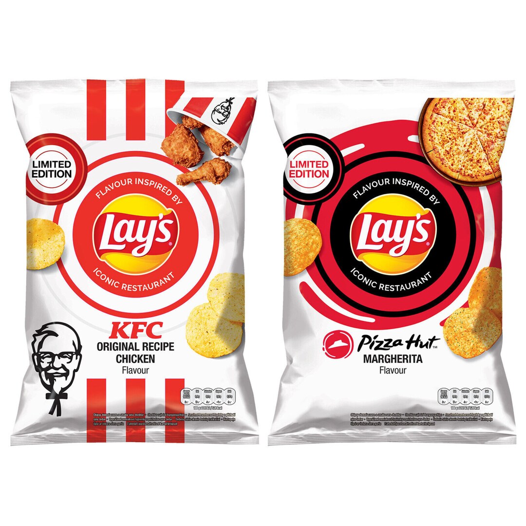 Lays KFC & PIZZA HUT Flavors Potato Chips Limited Edition - Etsy Ireland