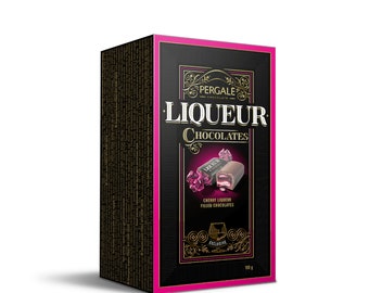 Bonbons au chocolat noir fourrés à la liqueur de cerise 190g | Bonbons internationaux | Bonbonnière, Cadeaux Personnalisés, Bonbons Liqueur de Cerise