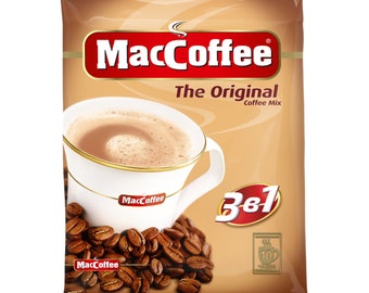 10 Sobres de Café Instantáneo MacCoffee Original 3en1 20g Маккофе Макофе
