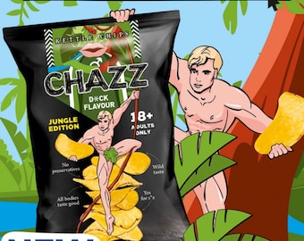 Echte D*CK-chips met smaak, natuurlijke chips, Limited Edition, chips voor volwassenen
