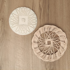 Rattan Design Pattern, Rattan Pattern Guide, Plastic Mold for Basket Weaving - No.2