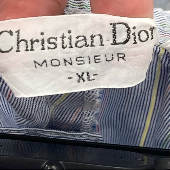 Christian Dior Vintage Monsieur Pinstripe Baggy G… - image 4