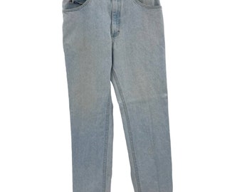 Lee Vintage Straight Tapered 90s Light Wash Jeans 32