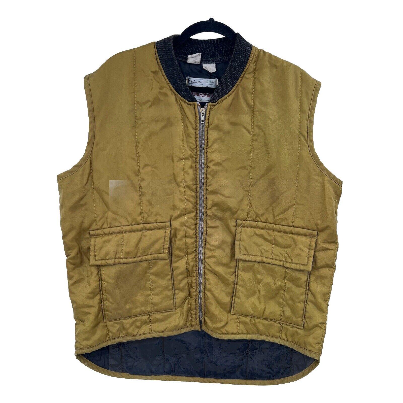 USA製 90s Walls Vintage Dawn Vest Vintage Walls Insulated Outerwear Vest Mens Large Made in