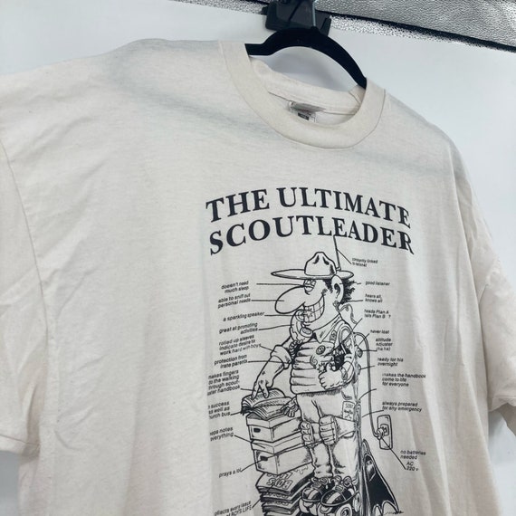 Vintage 90s The Ultimate Scout Leader Tee Single … - image 4