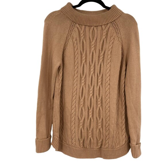 Cable Knit Sweater Talbots Mock Neck Sweater Talbots Cable Knit