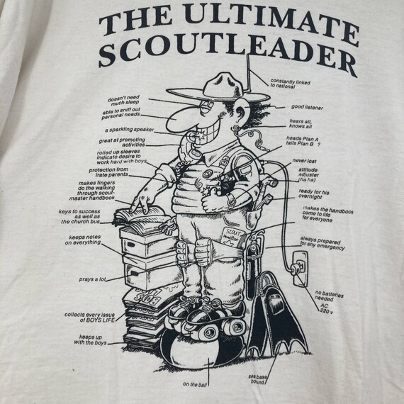 Vintage 90s The Ultimate Scout Leader Tee Single … - image 3